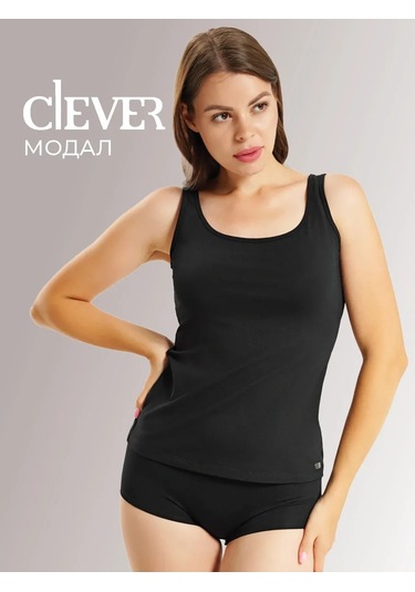 Clever Wear Geniş Askılı Atlet İç Çamaşırı 149937463 Siyah