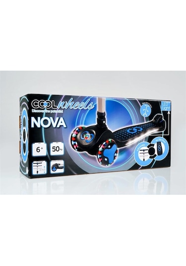 Furkan Toys Cool Wheels Nova 6+ Yaş Işıklı 3 Tekerlekli Scooter