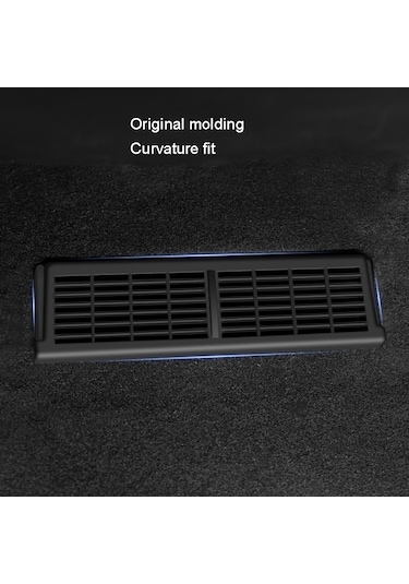 Tesla Model Y İçin 1 Çift Araba Koltuk Altı Havalandırma Koruma Kapağı Dekorasyon Aksesuarları