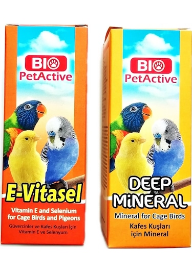 Üreme Yumurta  E Vitamin Mineral Kuş Vitamini 2 Li Set