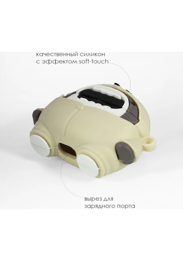 Danynov Airpods Uyumlu 4 2024 , Airpods Uyumlu4 İçin Kılıf 303560921 Açık Bej