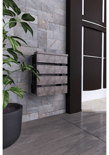 Moka Park Avm Akasya Duvara Monte Katlanabilir Tabure Gri