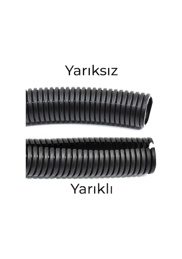 12mm Yarıksız Spiral Hortum Kablo Gizleme İzolasyon Borusu Esnek