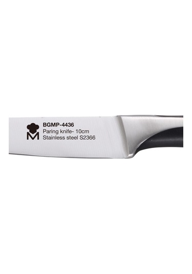 Masterpro Bgmp-4436 Paslanmaz Çelik Soyma Bıçağı 10 Cm Gri