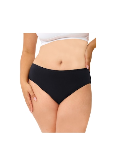 Alya Underwear Kadın Külot Basic Slip Renkli Pamuklu Iç Çamaşırı 10'lu Paket Multicolor-x32 Multicolor - X36