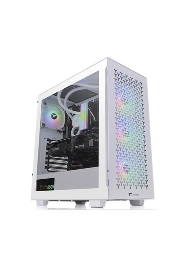 Thermaltake V350 TG CA-1S3-00M6WN-03 Gaming Mid-Tower Bilgisayar Kasası Beyaz