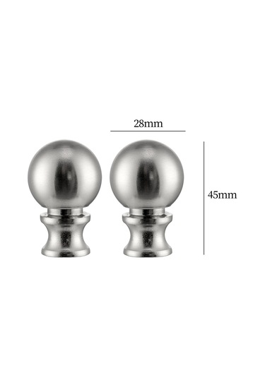 Homyl Lamba Finial Cap Topuzu Finials Caps Topper Yatak Stil-b