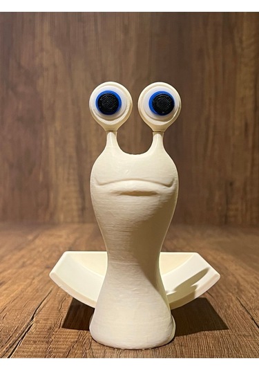 Salyangoz Şekilli Şık Tuvalet Kağıdı Standı Krem