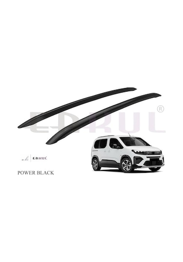 Erkul Fıat Doblo 2010-2022 Power Flush Tavan Çıtası Siyah