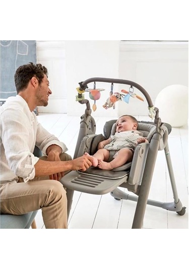 Chicco Polly Magic Relax Mama Sandalyesi Grey Melange