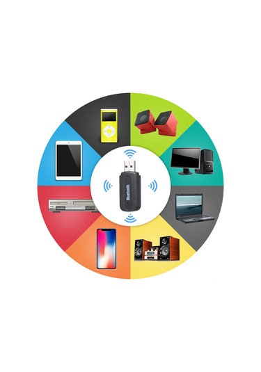 Yunboo Kablosuz Bluetooth 5.0 Müzik Alıcısı - Aux Ve Usb Bağlantılı Hoparlörler İçin