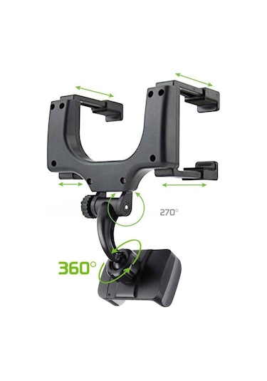 Buffer Araç İçi Dikiz Aynaya Takılan Telefon Tutucu