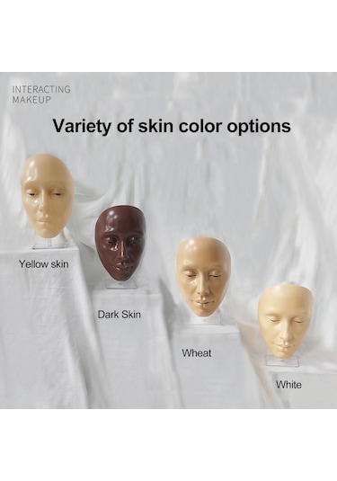 Yifomall Yüz Makyaj Pratik Paneli - Kaş Ve Fondöten Uygulama Maskesi Stand Dahil