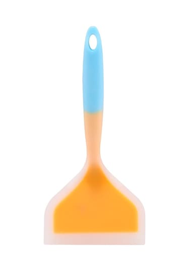 Sarı & Mavi Silikon Spatula Pişirme Gereçleri Sığır Eti Yumurta Mutfak Kazıyıcı Geniş Pizza Pişirme Araçları Kürek Yapışmaz Spatula Mutfak