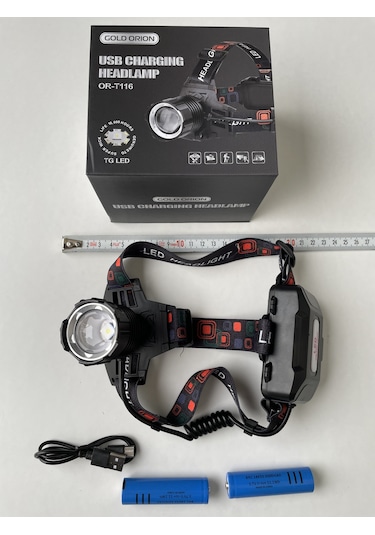 Gold Orion En Güçlü En Üst Teknoloji Kafa Feneri Siyah