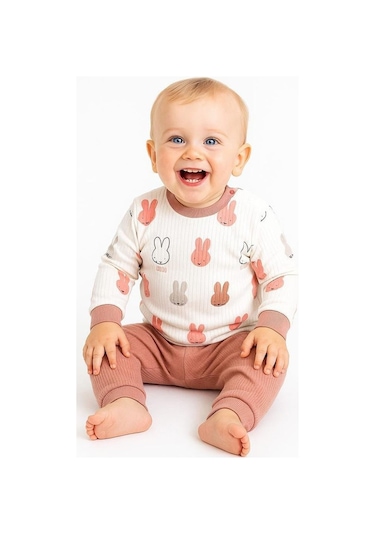 Sebi Bebe Sebi Prime Pijama Takımı 9300 Kiremit