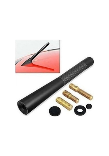 Extra Marketing Suzuki Sx4 Uyumlu Siyah Karbon Fiber Anten Çubuğu Oto Anten Mükemmel Kalite