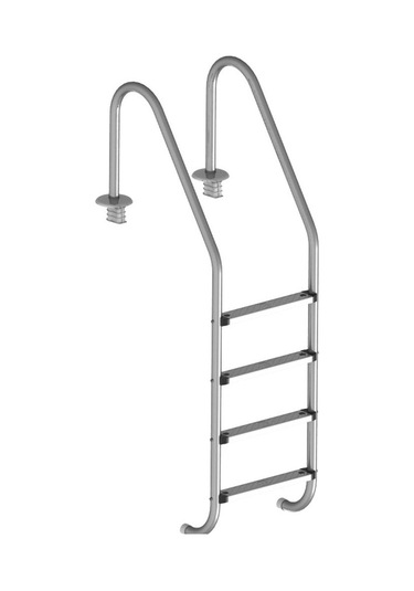 Havuz Merdiveni 304 Model Paslanmaz Çelik Cnc Kesimli 4 Ba N11.1672