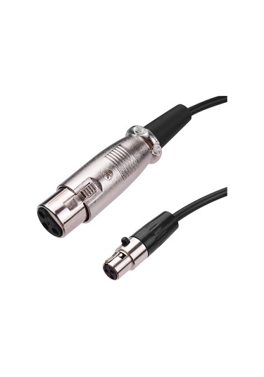 Ruicoo 2m Siyah Mini Xlr Ta3f 转xlr Ses Kablosu - Abs+açık Bakır - Ev/stüdyo/mikrofon Bağlantısı - Gürültü Engeli Ve Dayanıklı