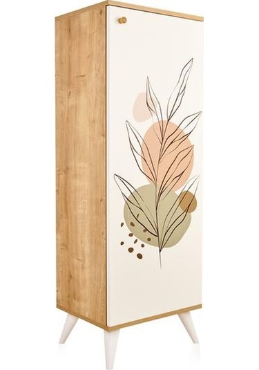 Just Home Modern Baskılı Çok Amaçlı Dolap - Beyaz / Safir Meşe - 136 Cm Safir Meşe / Beyaz Just Home Modern Baskılı Çok Amaçlı Dolap - Beyaz / Safir Meşe - 136 Cm Safir Meşe / Beyaz