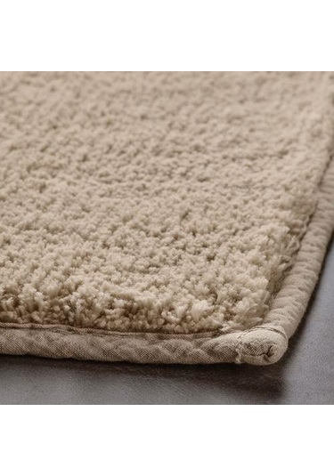 Kaydırmaz Banyo Paspası Açık Bej Renk MeridyenDukkan 60x120 cm Banyo Tekstili Bej