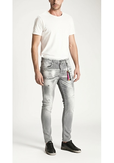 Barmore Holy Moly Grey Wash Jean Gri