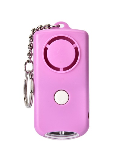 120db Yaşlı Kız Çocuk Kişisel Güvenlik Alarmı Kendini Savunma Alarmı Led Işıklı Anahtarlık