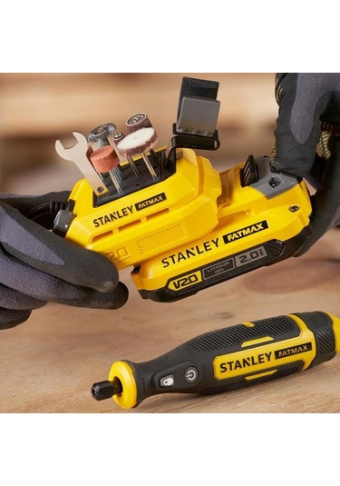 Stanley Akülü Mini Taşlama Ve Gravür El Motoru Akü Hariç Sfmce030b-xj