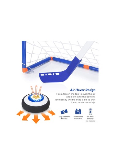Vkemall Çocuklar İçin Elektrikli Hokey Oyun Seti - Evde Ve Dışarıda Kullanıma Uygun, Ateşsiz Hareket, Aile Etkileşimi Artırıcı Oyun - Pil Dahil Değil Çok Renkli