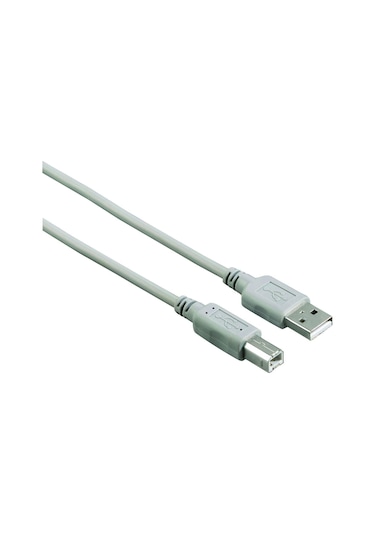 Hama Usb 2.0 A Fiş - B Fiş Gri 1.5m