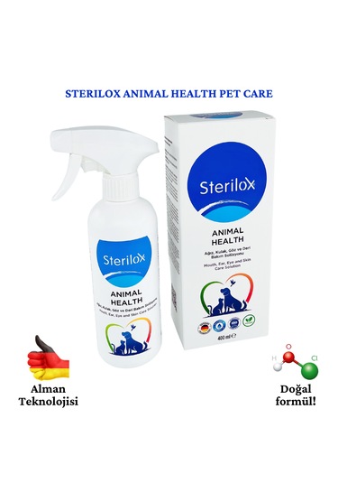 Sterilox Animal Health Yara Ağız Göz Bakım Solüsyonu 400 ML