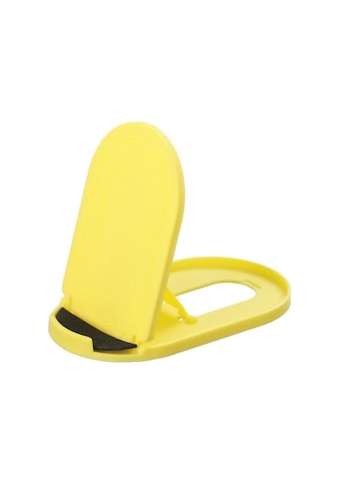 Sarı 2 Adet Telefon Tutucular Katlanabilir Taşınabilir Yük Kapasitesi Desteği İstikrarlı Yerde Araç Kiti & Telefon Tutucu 56511559