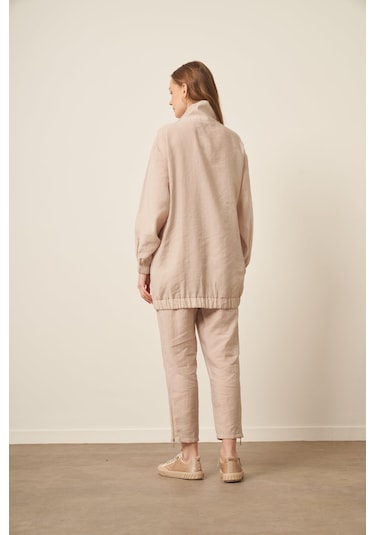 Ftz Women Kadın Modal Pantolonlu Takım Beige 30716 Beige