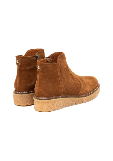 Cuoio Çizme Kadın 25k12027xs Vergelio Suede Cuoio