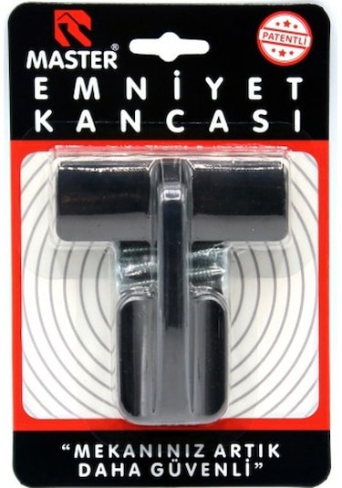 Lüks Emniyet Kancası siyah emk-02b