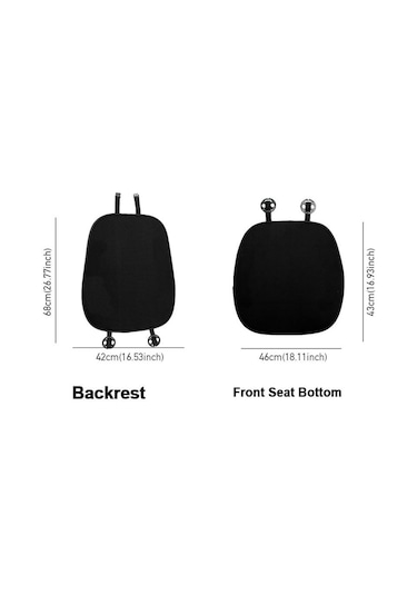 Seametal Araba Koltuk Minderi Rahat Yumuşak Buz Ipek Yaz Soğutma Sürücü Koltuk Minderi Araba Aksesuarları 1pc Backrest