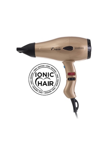 Ventoso V5 Exclusive Ionic Profesyonel Fön Makinesi Altın