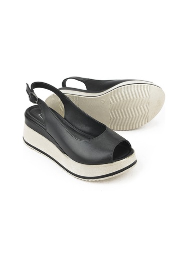 Ziya, Kadın Hakiki Deri Topuklu Sandalet 151992z50000 Siyah 151992z50000 000 Siyah