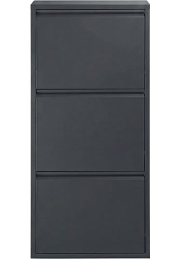 Üçlü Metal Ayakkabılık Premium Antrasit Antrasit