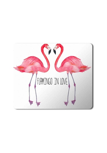 Flamingo In Love Mouse Pad Mousepad