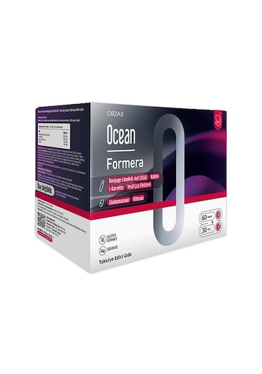 Ocean Formera L-karnitin 30 Tüp + Glukomannan 60 Kapsül