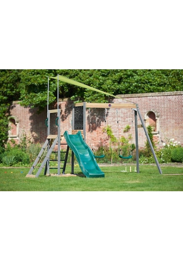 Plum Siamang Ahşap Salıncak Seti Çok Renkli