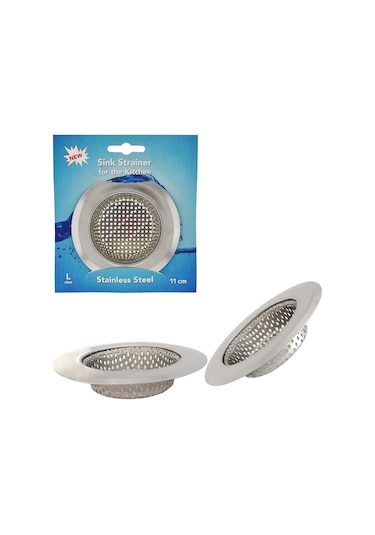 9 Cm Büyük Boy Paslanmaz Çelik Lavabo Süzgeci - Evye Süzgeci - Ev