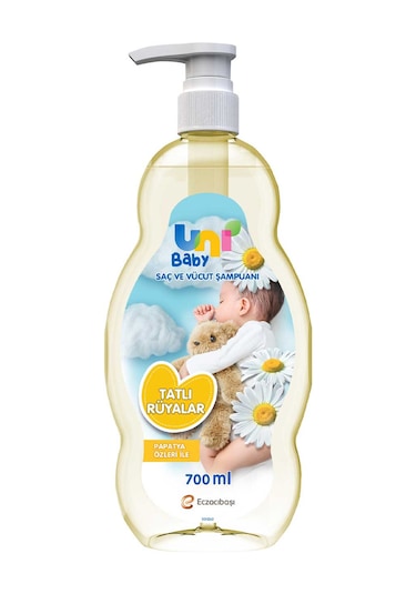 Uni Baby Tatlı Rüyalar Şampuanı 3 x 700 ML