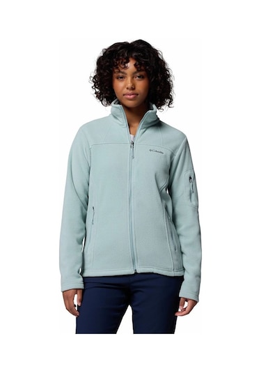 Columbia Fast Trek Iı Jacket Kadın Polar Ceket El6081-461 Mavi Koyu