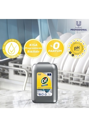 Cif U-pro Endüstriyel Bulaşık Deterjanı 10 L