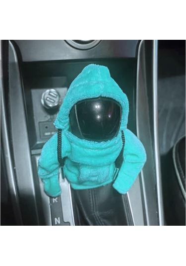 Suntek Kapşonlu Kapak Otomatik Vites Kolu Topuzu Kapağı Mavi