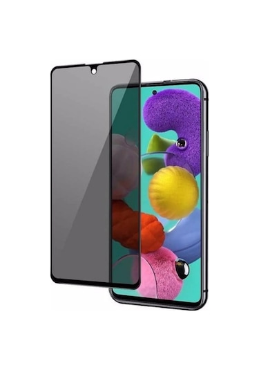 Samsung Galaxy A32- Uyumlu Privacy Hayalet - Gizli Temperli Cam Ekran Koruyucu - Anti Static Esd Hd