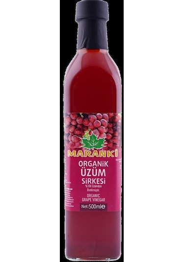 Maranki Organik Üzüm Sirkesi 500 ML