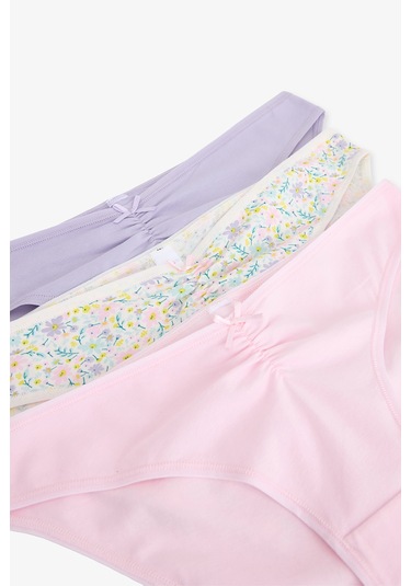 Penti Renkli Festival Bloom V Model 3'lü Slip Külot